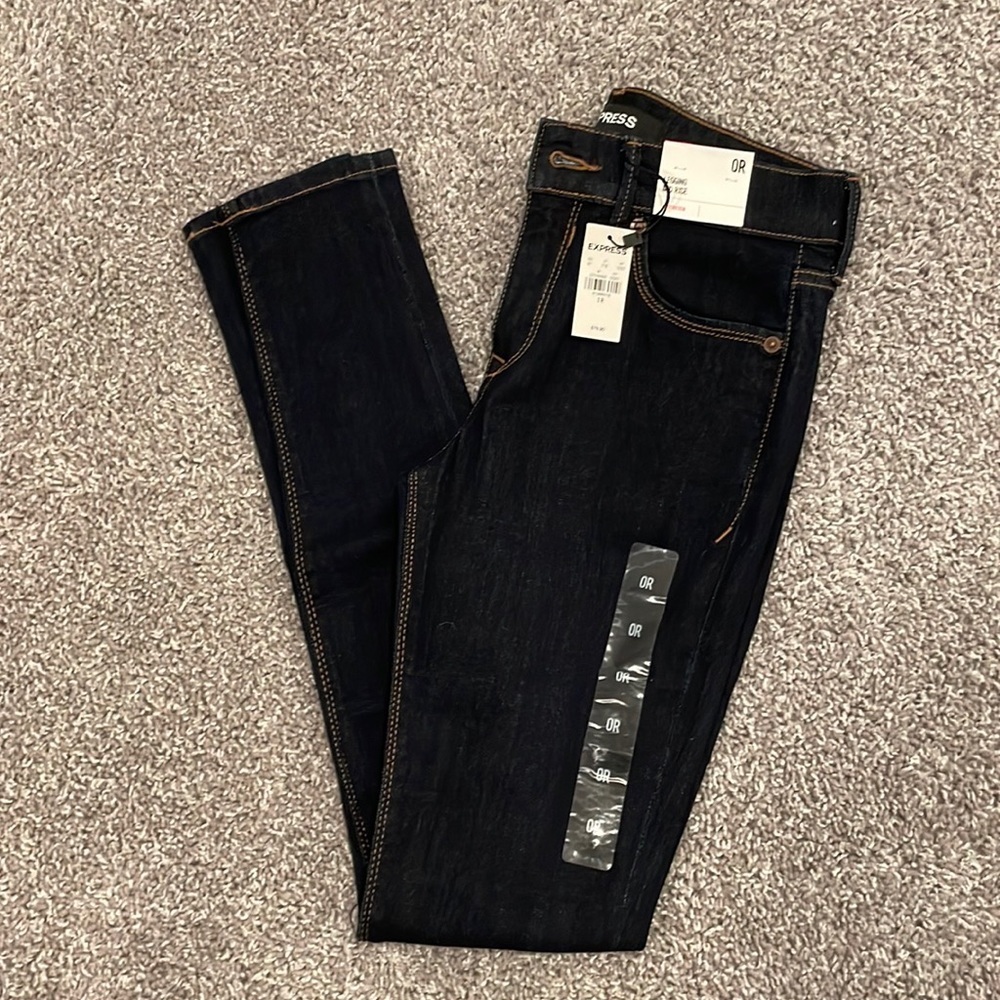 Mid rise express jeans size